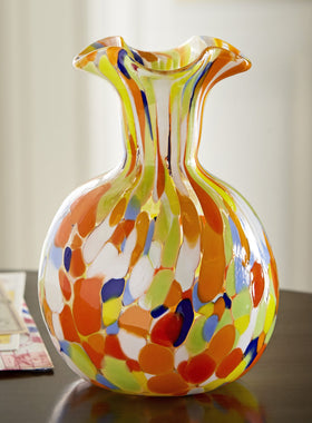 Petite Murano Millefiori Vase