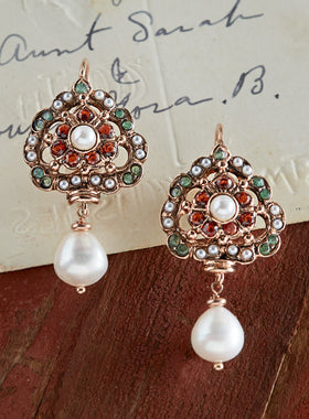 Rose Gold Chiave Earrings